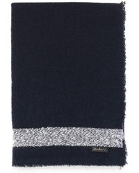Faliero Sarti - Contrast-Trim Frayed Scarf - Lyst