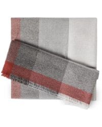 Brunello Cucinelli - Sciarpa A Quadri - Lyst