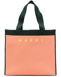 Marni - Shopper mit Jacquard-Logo - Lyst