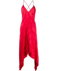 Golden Goose Deluxe Brand Jurk Met V-hals - Rood