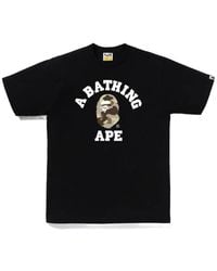 A Bathing Ape - Color Camo College T-Shirt - Lyst