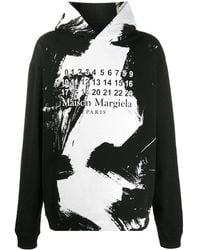 black and white paint bucket hoodie