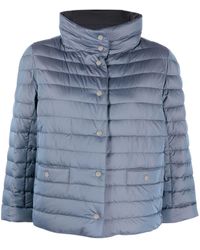 Moorer - Button-up Padded Jacket - Lyst