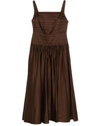 Aje. - Robe Mi-Longue Star À Design Plissé - Lyst