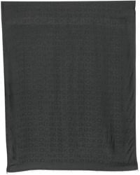 Pinko - Logo Frayed Scarf - Lyst