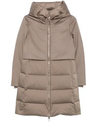 DUNO - Padded-Panel Hooded Coat - Lyst