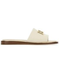Bally - Logo-Plaque Leather Slippers - Lyst