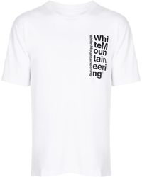 White Mountaineering - T-Shirt mit Logo-Print - Lyst