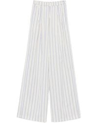 forte_forte - Striped Trousers - Lyst