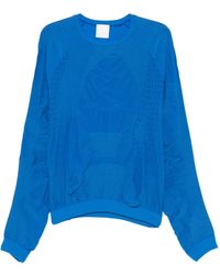 ROA - Wama 3D T-Shirt Met Textuur En Lange Mouwen - Lyst