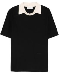 Lanvin - Roun-Neck Collared T-Shirt - Lyst