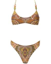 SOFIA ERHAN - Giselle Beaded Print Swimsuit - Lyst