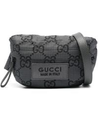 Gucci - Gg-Damier Logo-Patch Belt Bag - Lyst