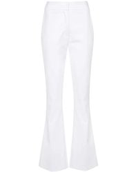 Genny - Twill Flared Trousers - Lyst