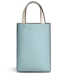 Marni - Museo Nano Leather Tote Bag - Lyst