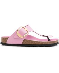Birkenstock - Gizeh Big Buckle Leather Sandals - Lyst