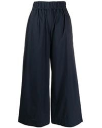 Woolrich - Wide-Leg Cropped Trousers - Lyst