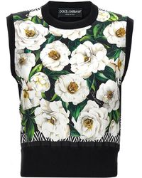 Dolce & Gabbana - Floral-Print Vest - Lyst
