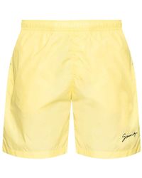 Givenchy - Logo-Embroidered Swim Shorts - Lyst