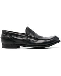Officine Creative - Flat Leather Loafers - Lyst