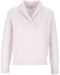 Kangra - Brushed Shawl-Collar Sweater - Lyst