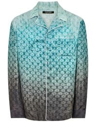 Roberto Cavalli - Monogram-Pattern Silk Shirt - Lyst