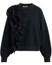 Essentiel Antwerp - Jigantum Ruffled Sweatshirt - Lyst