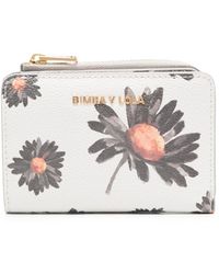 Bimba Y Lola - Daisy-print Bi-fold Wallet - Lyst