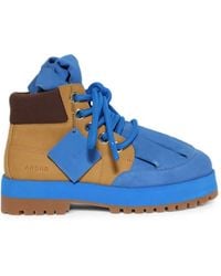 AHDIID - New York Lace-Up Boots - Lyst