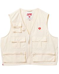 AAPE BY A BATHING AP - Logo-Patched Sleeveless Jacket - Lyst