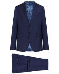 Etro - Single-Breasted Wool Suit - Lyst