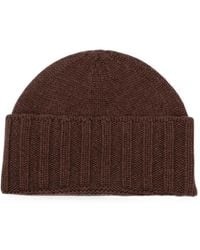 Drumohr - Ribbed-Knit Cashmere Beanie Hat - Lyst
