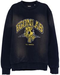 Egonlab - Graphic Print Cotton Crewneck Sweatshirt - Lyst