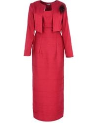 Baruni - Rawand Feather-Embellishment Maxi Dress (Set Of Two) - Lyst