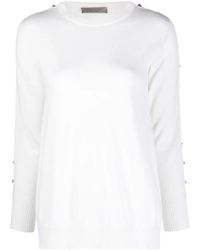 D.exterior - Stud-Embellished Wool Jumper - Lyst