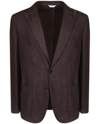 Boglioli - Check-Pattern Notched-Lapels Blazer - Lyst