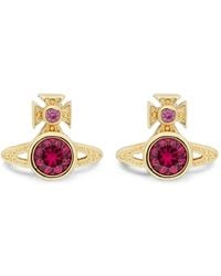 Vivienne Westwood - London Orb Crystal-Embellished Earrings - Lyst