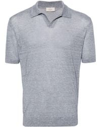 Altea - Split-neck Polo Shirt - Lyst