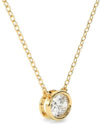 Diamond Essentials - Diamond Pendant Necklace - Lyst
