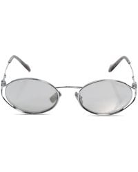 Miu Miu - 0Mu 52Ys Oval-Frame Sunglasses - Lyst