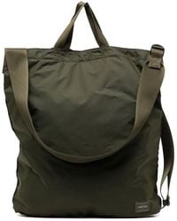 Porter-Yoshida and Co - Logo-Patch Shoulder Bag - Lyst