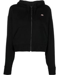 Dickies - Logo-Patch Zip-Up Hoodie - Lyst