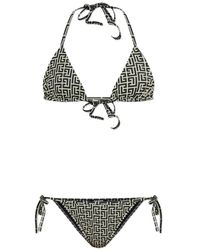 Balmain - Labirinto-Print Bikini - Lyst