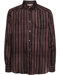 Paul Smith - Painted Stripe-print Organic Cotton Shirt - Lyst