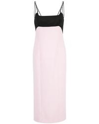 Tom Ford - Two-Tone Spaghetti-Strap Dress - Lyst