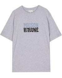Maison Kitsuné - ロゴ Tスカート - Lyst