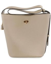 Tory Burch - Medium Lock Slim Bucket Bag - Lyst