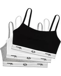 HOMMEGIRLS - X Fruit Of The Loom Logo-Waistband Cami Bralettes (Set-Of-Three) - Lyst