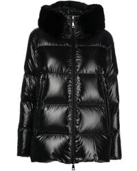 Moncler - Faux-fur Trimmed Hooded Puffer Jacket - Lyst