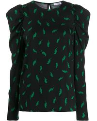 P.A.R.O.S.H. Blouse imprimée - Noir